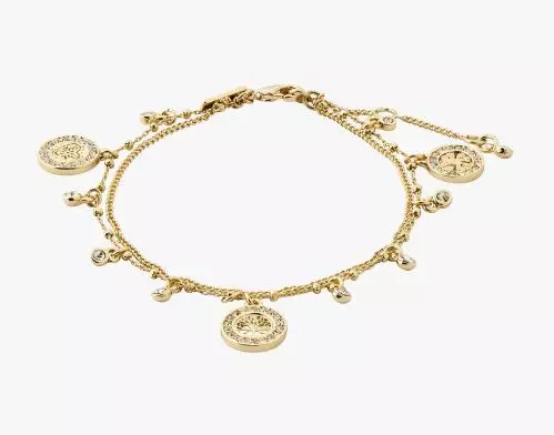 Armlenke "gull" Veronica 2r: 1r tynn panzer / 1r m/Livets tre-mynter og kuler 17+3cm