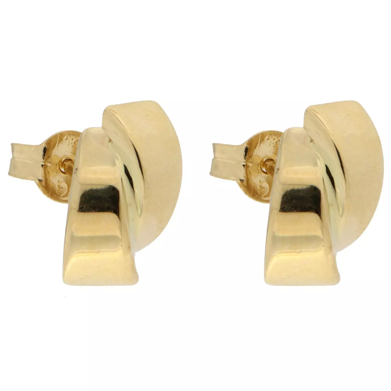 Ørepynt gull 2r 10x6mm