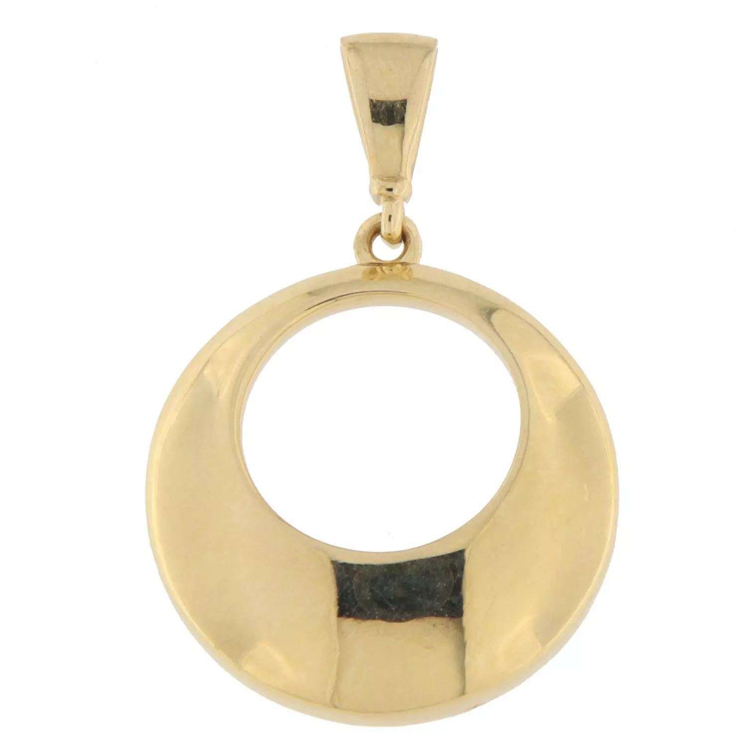 Anheng gull sirkel m/kraftig bunn 14ø