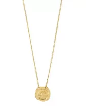 Collier "gull" MSF 18mm diameter organisk plate m/"Leger uten grenser" logo 40+9cm