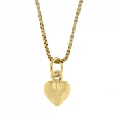 Anheng fg.sølv hjerte glatt 7mm