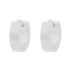 Ørering "sølv" Liddy 15ø 4mm bred firkantet profil