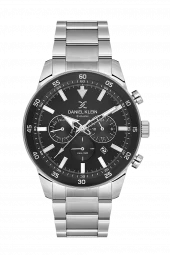 Daniel Klein Exclusive stål / sort skive og sort bezel / multifunksjon