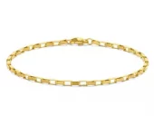 Armlenke antikkforgylt stål 3mm paperclip 21cm - Frank 1967