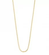 Collier "gull" Nikita 2mm herringbone kjede 38+9cm