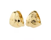 Øreringer "gull" Johnnie 20ø chunky 12mm organiske ringer