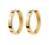 Øreringer "gull" Kairoa 18ø flat profil