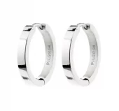 Øreringer "sølv" Kairoa 18ø flat profil