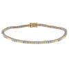 Armlenke gull allianse 39x0,03 TWSI (tot. 1,26ct) 18,5cm (Veil. 64.990,-)