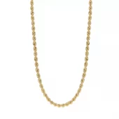 Collier gull 45cm Cordel 2,2mm hul tråd