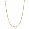 Collier fg.sølv Savona tvinnede ledd 40+5cm