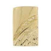 Anheng gull finsk mønster 15x10mm - håndstøpt