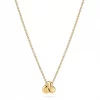 Collier fg.sølv Imperia Pianura Piccolo 9mm knute 45cm justerbar lenke