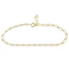 Armlenke fg.sølv 2mm O-chain med lange ledd 17+2cm
