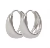 Ørering "sølv" Union 20ø chunky øreringer