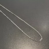 COLLIER SØLV 40cm ANKERKJEDE