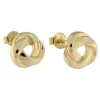 Ørepynt fg.sølv 10mm glatt knute