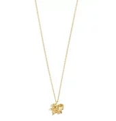 Collier "gull" Timber 12mm organisk formet anheng 40+9cm