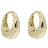 Ørering fg.sølv 16ø chunky, glatte - Caia