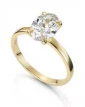 Ring gull Olivia 1,01ct LGD diamant River VS1