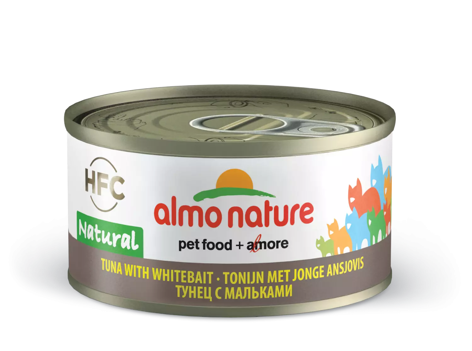 Tunfisk med Hvit- fisk 70gr, Almo Nature (24)