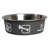 Dog Dish Inox Bella Kena Grey 17CM (2)
