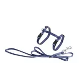 Asp Cat Harn+Leash Dark Blue 110CM