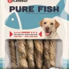 FISH SNACK NATURAL COD SKIN TWIST 85G (6)(utgått)