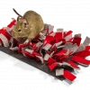 Snufflemat FILT rød/grå 15 x 28 cm, Bunny