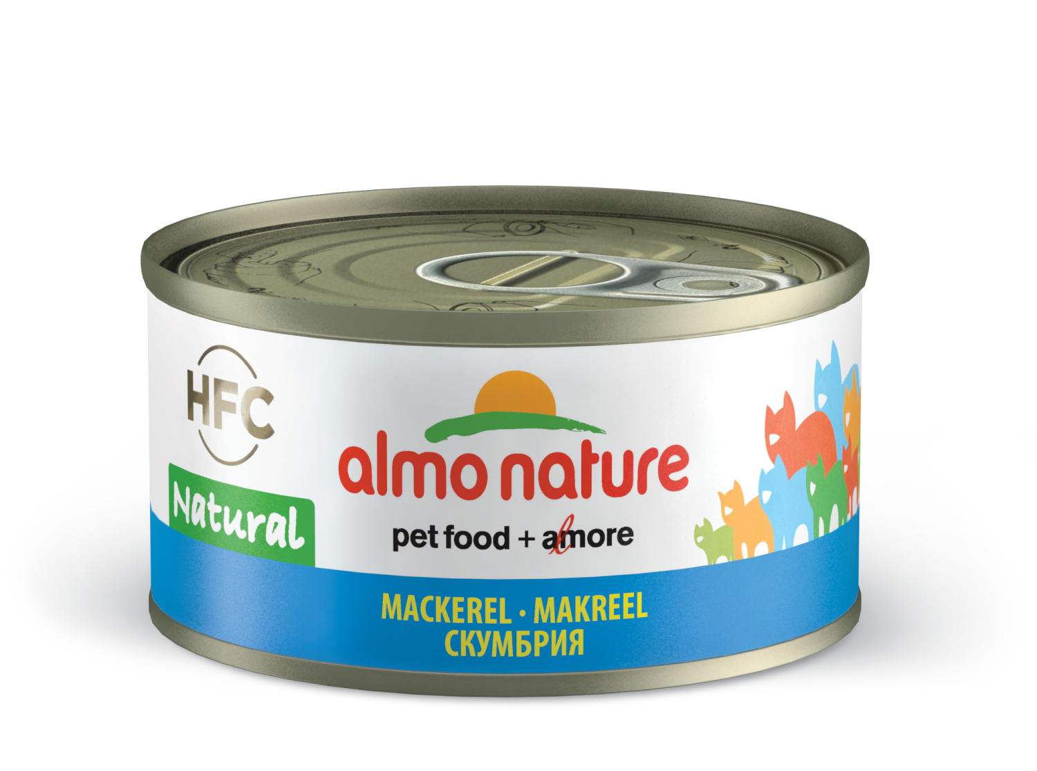 Makrell i Gele 70gr, Almo Nature (24)