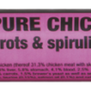 Pussy DeLuxe Chicken m/gulrøtter & spirulina 100gr(33)