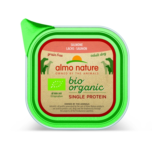 Bio Organic Dog Single Salmon 150gr(11)