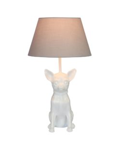 HH Lampe Chihuahua Hvit