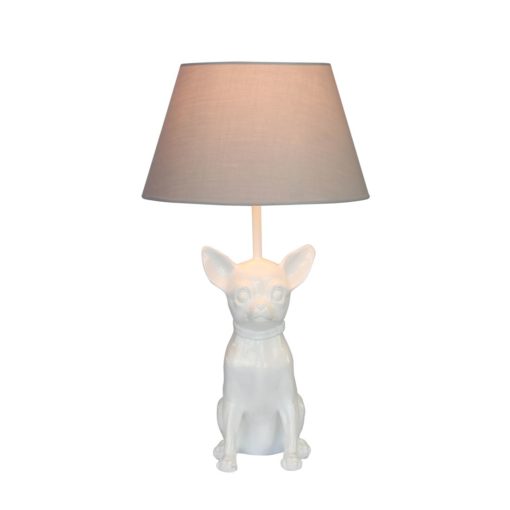 HH Lampe Chihuahua Hvit