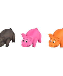 DOG TOY LATEX PIG ASS 3 COLOURS 12CM(30)