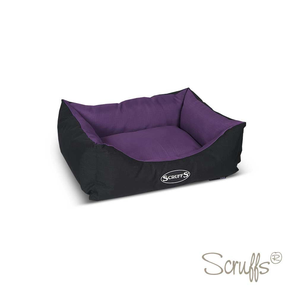 Scruffs Expedition Box Bed (S) 50x40cm Plum
