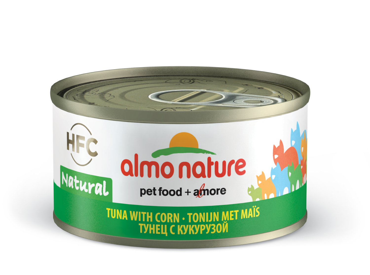 Tunfisk & Søt Mais 70gr, Almo Nature (24)