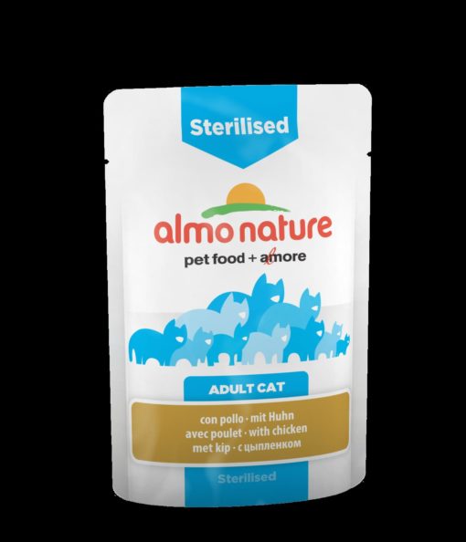 Sterilised with Chicken 70gr, Almo Nature PFC Functional Cat (30)