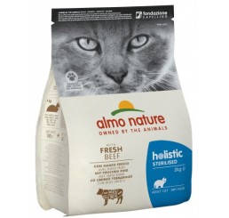 Holistic cat 2kg Sterilised with beef (okse) Almo Nature (3)