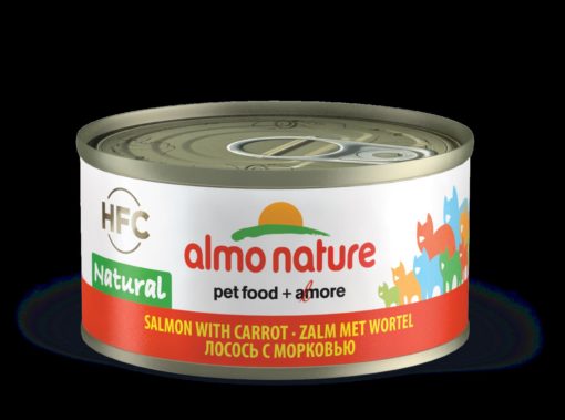 Salmon with Carrot 70 g, Almo Nature (24)