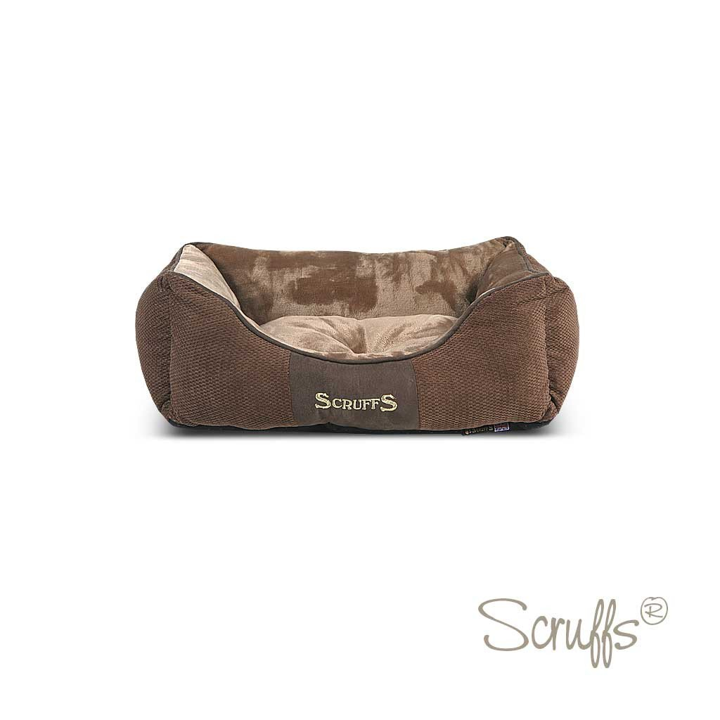 Scruffs Chester box bed chocolate 50x40cm