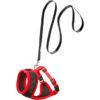 CAT HARNESS SET BLACK/RED 10MM