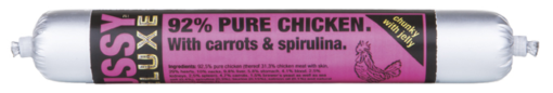 Pussy DeLuxe Chicken m/gulrøtter & spirulina 100gr(33)