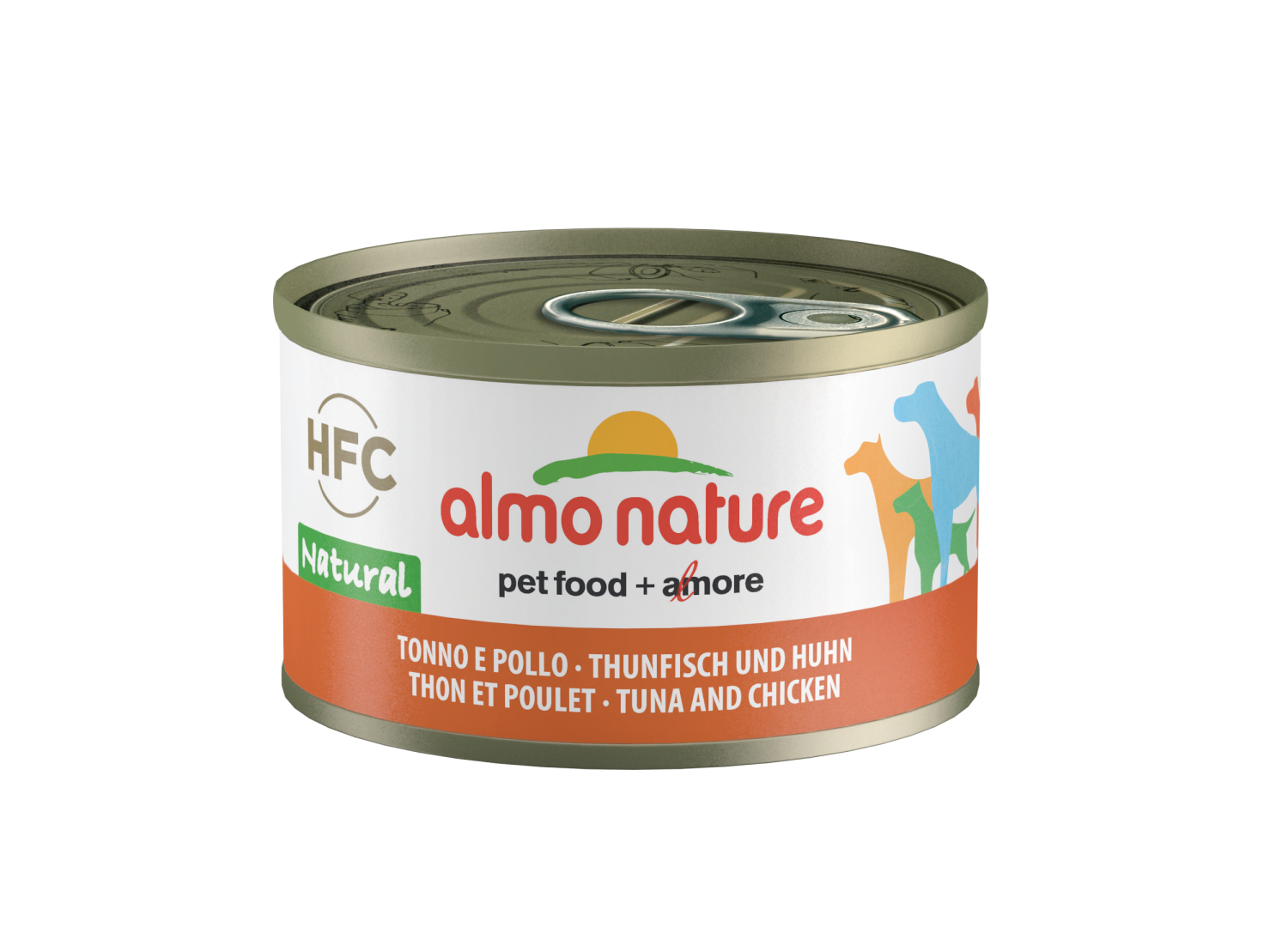 ALMO NATURE Tunfisk & Kylling til HUND 95gr (24)