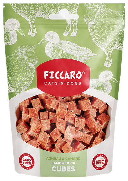 FICCARO - Myke terninger av Lam & And 100g (10)