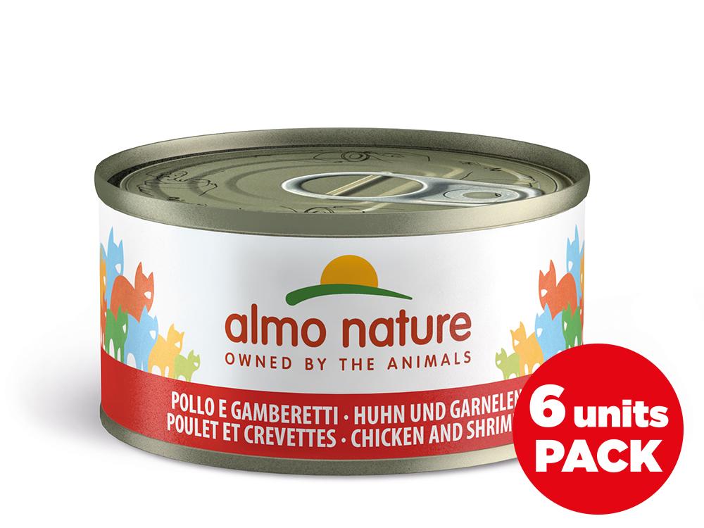 Tuna and Shrimps 70g x 6, Almo Nature (18)