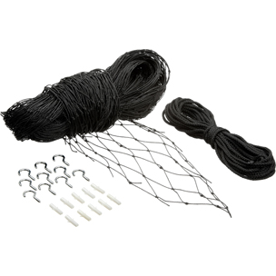 CAT SAFETY NET BLACK 2x3M 11M ROPE