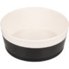 BOWL DOG DUKE CERAMIC NON-SLIP BLACK/WHITE 18CM 1130ML(4)