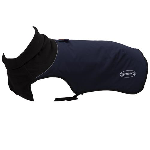 Scruffs Quilted Thermal Dog Coat 36cm Navy (3) (Utgått)