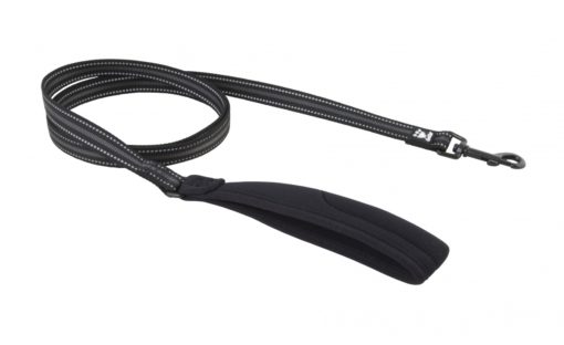 Hurtta Casual reflective leash Raven 180cmx20mm